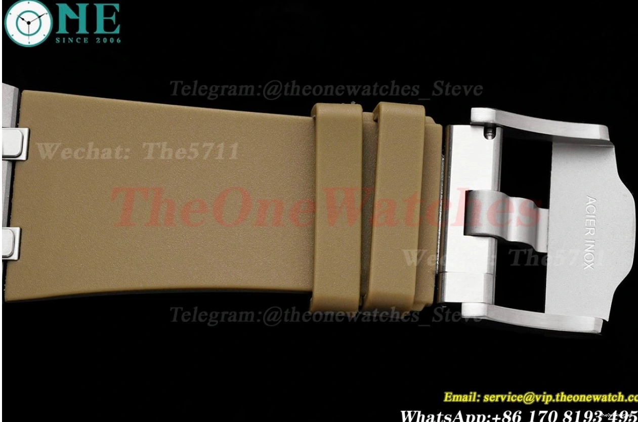 APF Brown Oak SS 43mm Offshore Black Royal RU Chrono A7750 0402